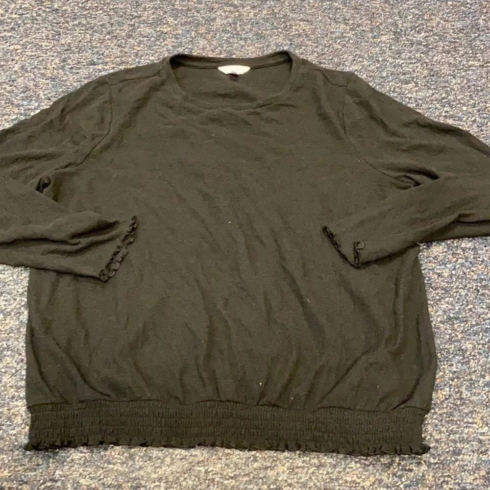 Time & Tru Black Stretch Top sz. 20